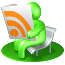 Green RSS Reader Icon 128x128 png